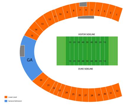 Nccu Football Stadium Seating Chart - Ponasa