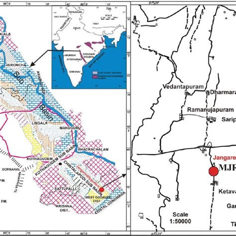 Map of Chintalapudi Sub-Basin, Godavari Graben, Andhra Pradesh, South ...