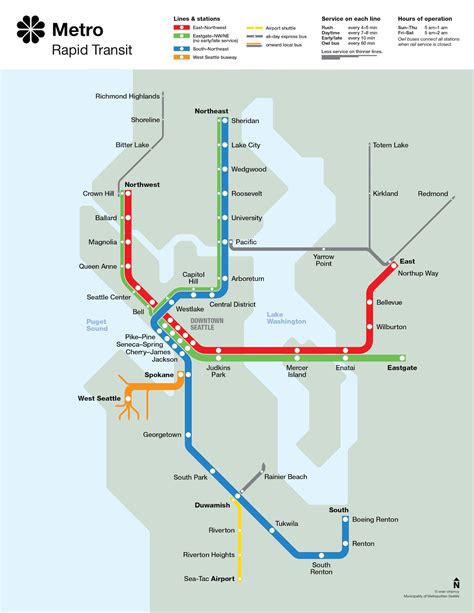 Seattle Light Rail Map Fares | Shelly Lighting