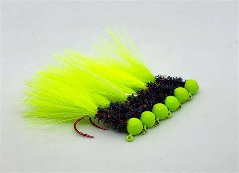 Hand tied 1/16 oz. Crappie Jigs Pkg. of 6 #Unbranded in 2020 | Crappie ...