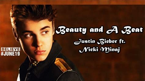 Beauty And The Beat (Lyrics) - Justin Bieber ft. Nicki Minaj - YouTube