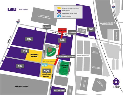 Lsu Parking Zone Map