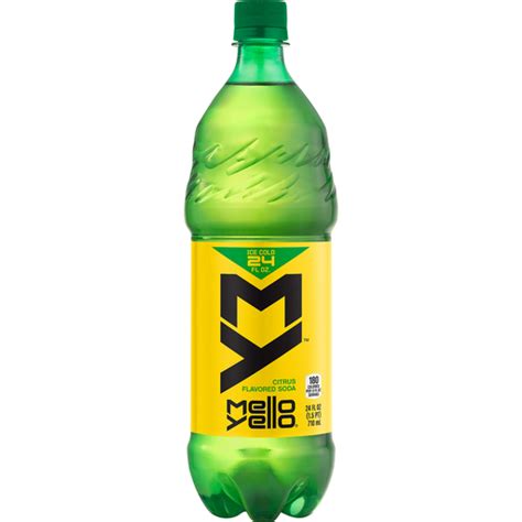 Mello Yello Bottle, 24 fl oz | Lemon-Lime & Citrus | Festival Foods ...