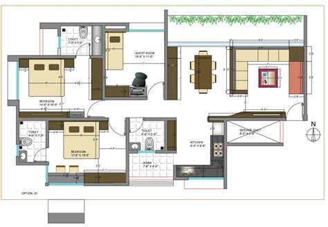 House Interior Design autocad file - Cadbull