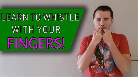 Learn to whistle using your fingers! - YouTube