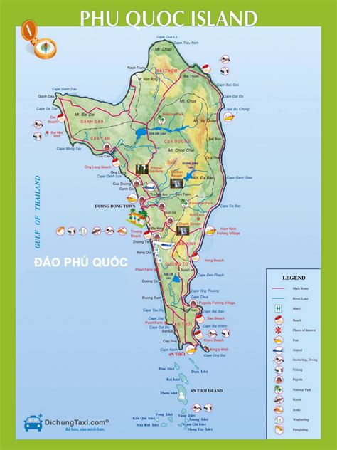 Map of Phu Quoc