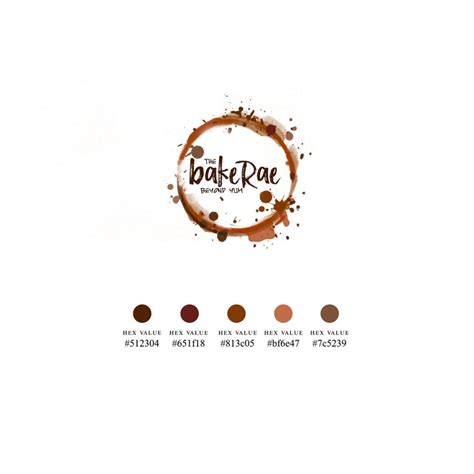 Custom Logo for a Bakery. Flour and Coffee Stain Design for a - Etsy