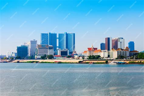 Premium Photo | Phnom penh city skyline cambodia