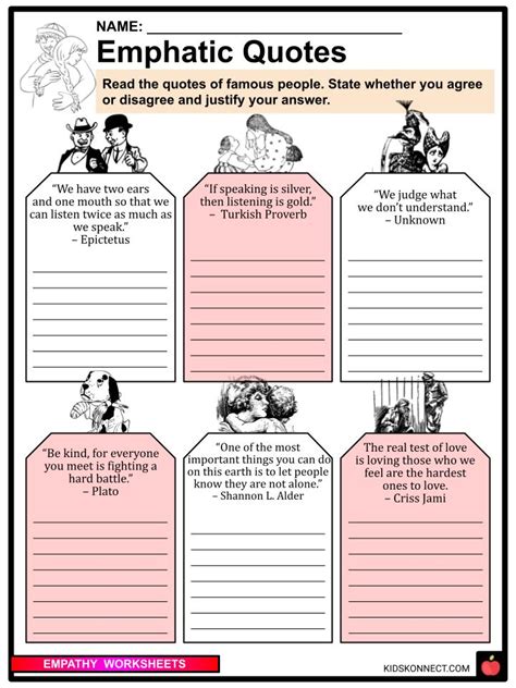 Empathy Worksheets & Facts | Types, Value, Impact