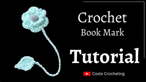 Crochet Flower Bookmark Pattern Free ||Crochet Bookmark Tutorial - YouTube