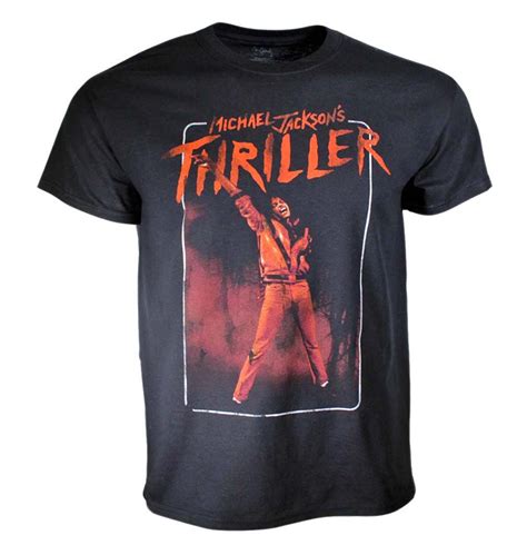 Michael Jackson Michael Jackson Thriller Arm Up Black T-Shirt Men | Loudtrax