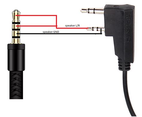 circuit design - Wiring a headset with push-to-talk functionality to a standard TRRS connector ...