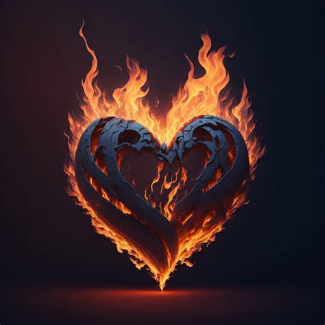 Download Heart, Fire, Wallpaper. Royalty-Free Stock Illustration Image - Pixabay