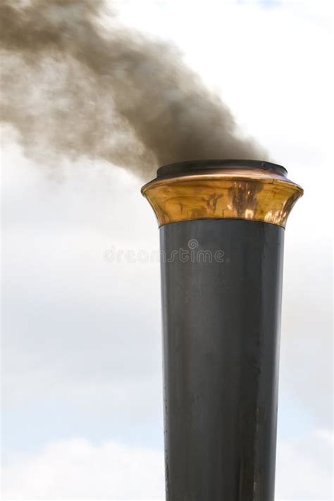 Smoke Stack of a Steam Traction Engine Stock Photo - Image of pipe, breathe: 15004032