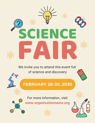 Free Science Fair Poster Templates - Venngage