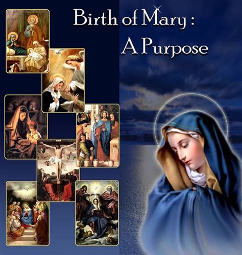 The Nativity of the Blessed Virgin Mary | Blessed mother mary, Blessed ...