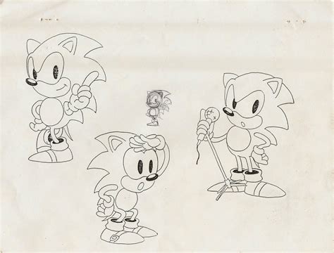 Concept art for the original SONIC THE HEDGEHOG (1991) game by its ...