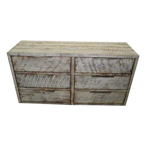 White Washed Modern Rustic Dresser | Four Corner Furniture | Bozeman MT