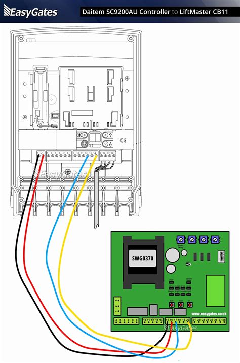 Chamberlain Garage Door Opener Wiring Diagram - Wiring Diagram