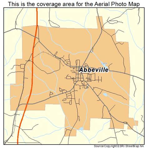 Aerial Photography Map of Abbeville, AL Alabama