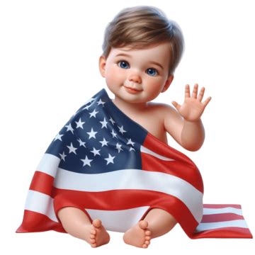 American Flag Child PNG Transparent Images Free Download | Vector Files ...