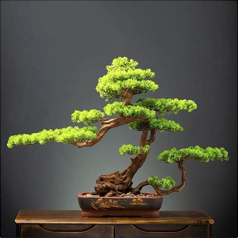 Amazon.com: Large Artificial Bonsai Tree Large Indoor Artificial Plants ...