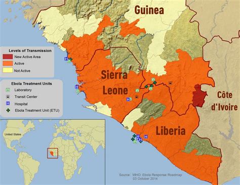 2014 Ebola Outbreak in West Africa – Outbreak Distribution Map - GIS user technology news