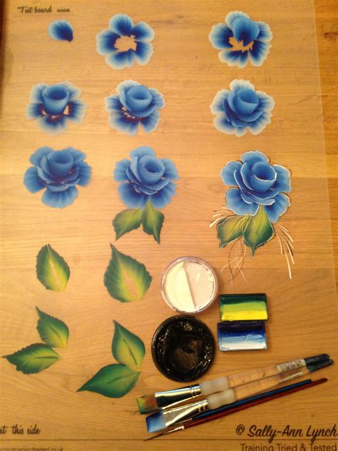 One Stroke Painting Flowers Step By Step - FLOWERS JKW