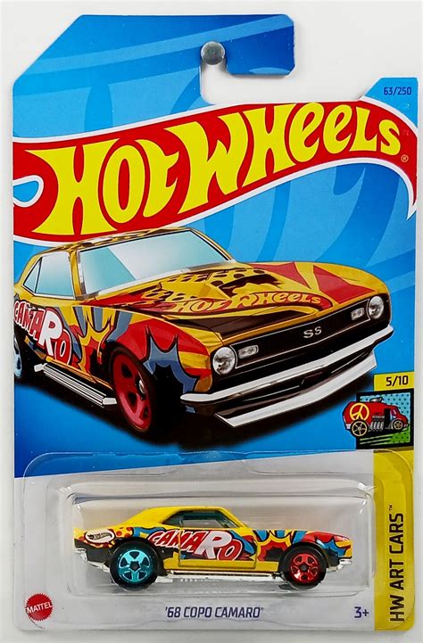 Hot Wheels 2023 - Collector # 063/250 - HW Art Cars 5/10 - '68 COPO Ca – KMJ Diecast II