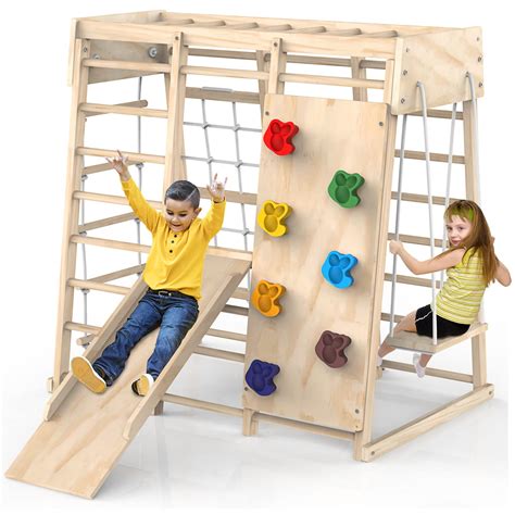 *PARTIAL SET. BOX 1 OF 2* Indoor Jungle Gym, Toddler Climbing Toys Indoor, Indoor Playground ...