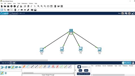 Connecting Multiple Computers Using Hub in Cisco Packet Tracer ...