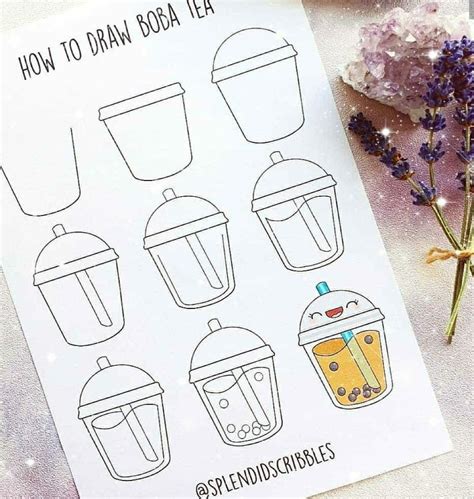 How To Draw Bubble Tea - Drawing.rjuuc.edu.np