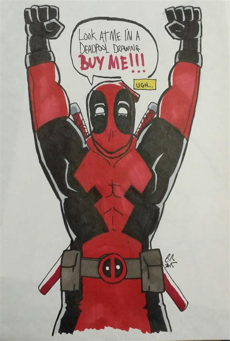 Deadpool Drawing RMCC by ZombieErnie on DeviantArt