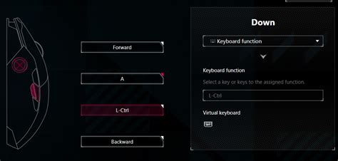 ROG Virtual Keyboard Makes Assigning Keys Easier