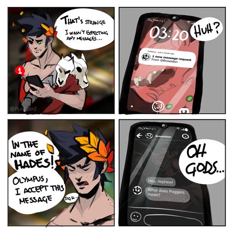 Zagreus Gets a Message From Uncle Poseidon | Hades | Know Your Meme