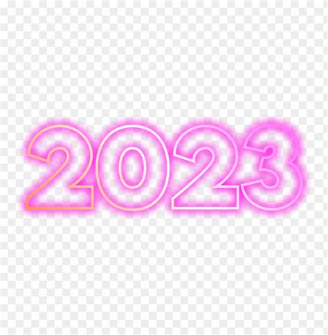 Free download | HD PNG 2023 neon style png clipart - Image ID 485364 ...