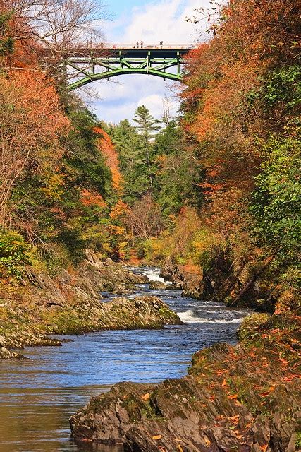 Quechee Gorge Vermont by enfi, via Flickr | Quechee, Vermont, Quechee gorge vermont