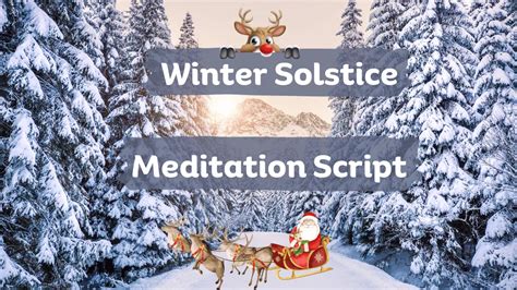 Winter Solstice Meditation Script [From Darkness to Light]