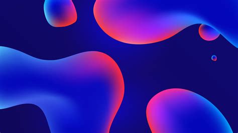 Download wallpaper 1920x1080 digital art, neon, bubbles, abstract, gradient, full hd, hdtv, fhd ...