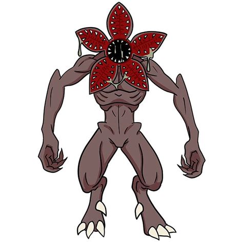 How to Draw the Demogorgon from Stranger Things - Really Easy Drawing ...