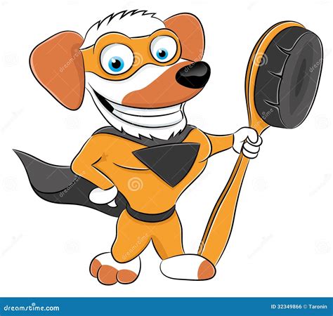 Cartoon Super Dog. Royalty Free Stock Image - Image: 32349866