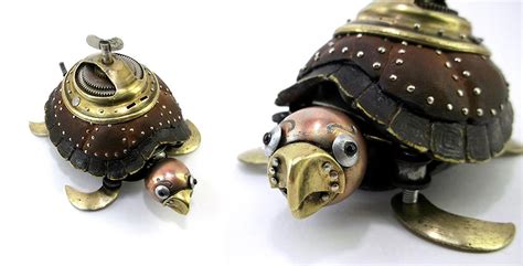 Russian Artist Creates Beautifully Accurate Steampunk Animal Sculptures ...