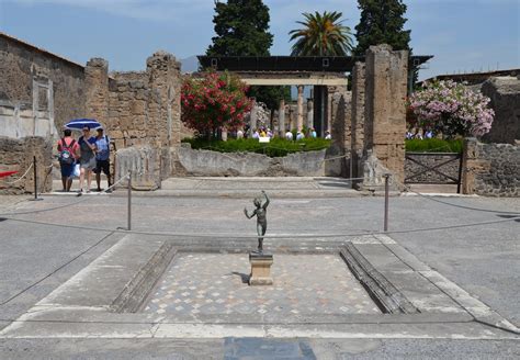 The Atrium of the House of the Faun in Pompeii (Illustration) - World ...