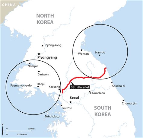 Korean War 38th Parallel