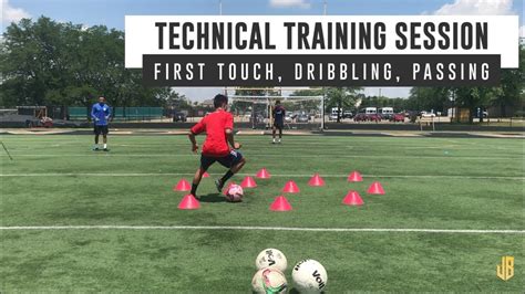 Technical Soccer Drills - Dribbling - Passing - Shooting - YouTube