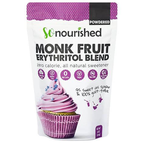 ZERO CALORIE & ZERO CARB - Healthy natural sweetener that tastes and bakes like sugar NO BITTER ...