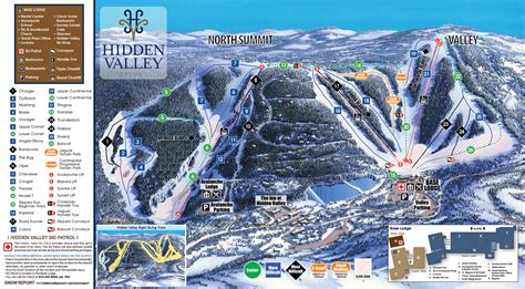 Hidden Valley Trail Map | SkiCentral.com