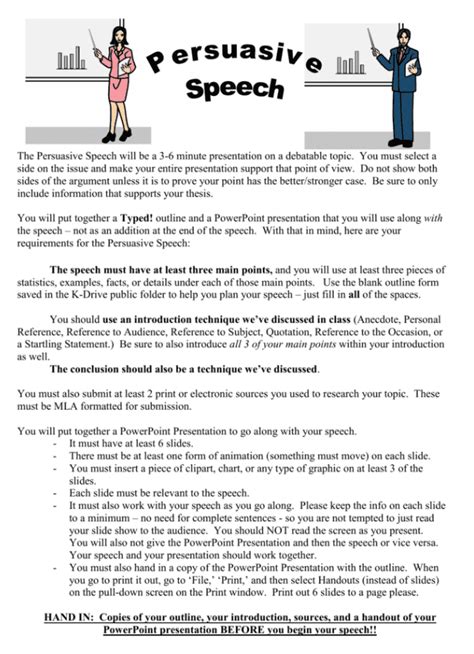 Persuasive Speech Examples: Great Ideas on AssignmentPay