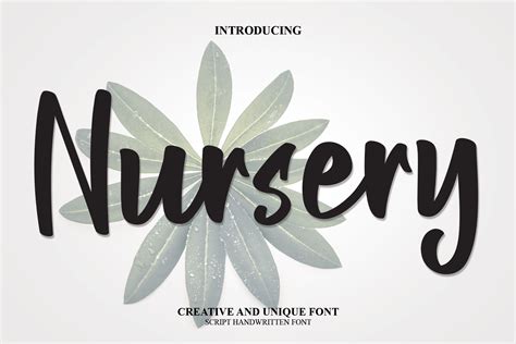 Nursery Font by Robbots stores · Creative Fabrica