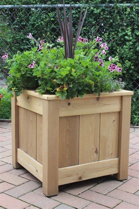 Cedar Planter | Etsy in 2021 | Outdoor planter boxes, Diy planter box, Cedar planters